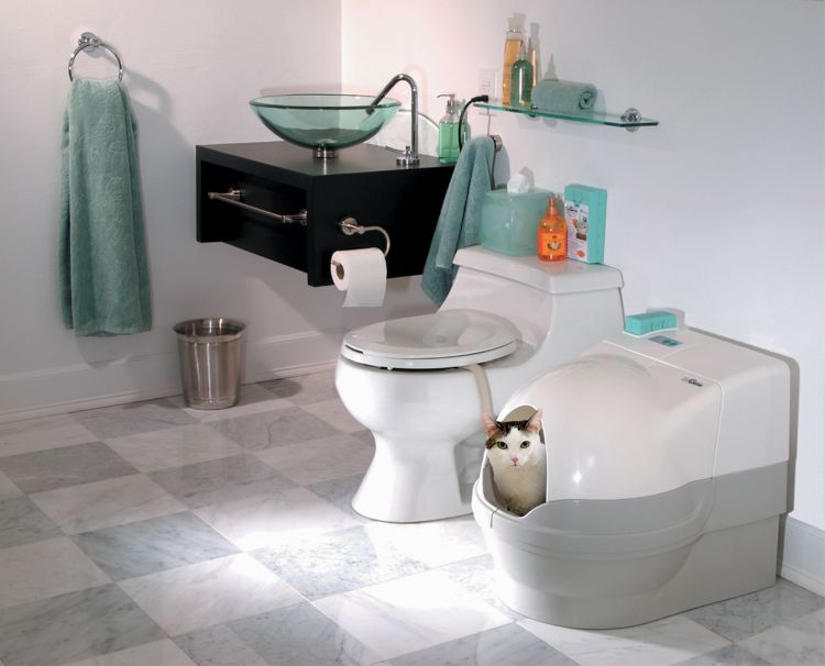 Novinka: samočistiaci toaleta pre mačky