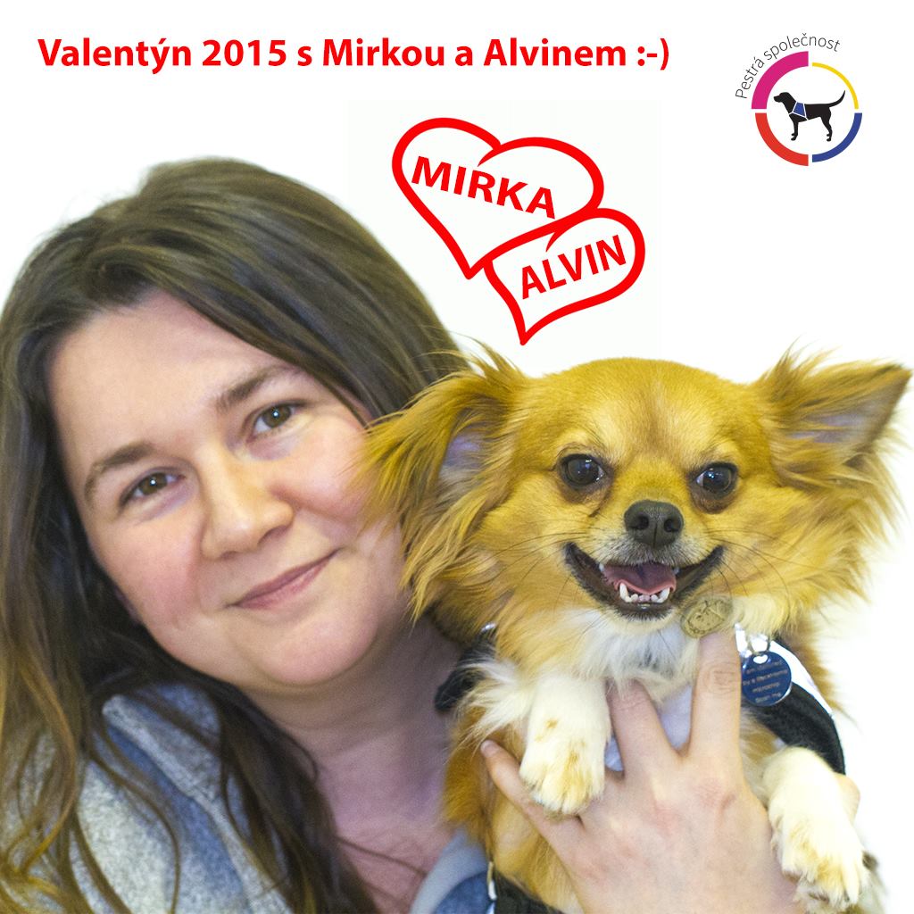 Valentín 2015 s Mirkou a Alvina