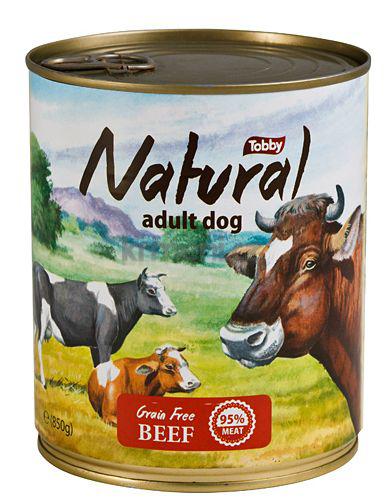Nová značka konzerv pre psov - Tobby Natural