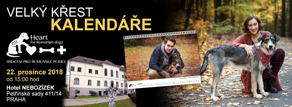 Krst kalendára na pomoc rumunským psíkom
