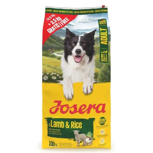 Josera Dog Lamb & Rice - 12,5 + 2,5 kg GRATIS