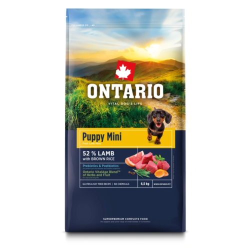 Ontario Dog Puppy Mini Lamb - 6,5kg