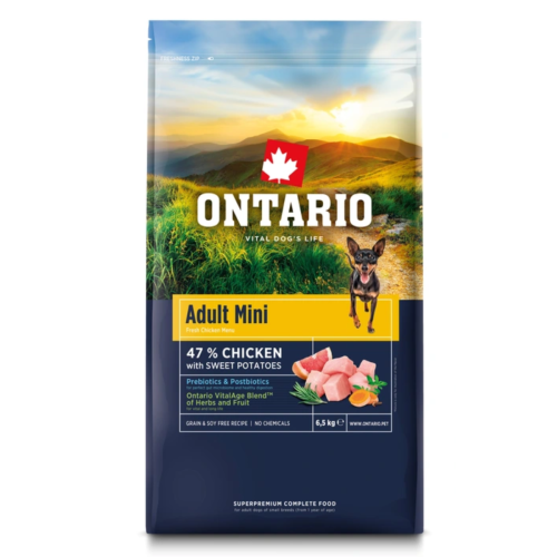 Ontario Dog Adult Mini Chicken - 6,5 kg