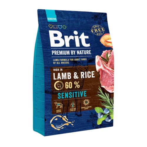 Brit Premium By Nature Dog Sensitive Lamb & Rice - 3kg