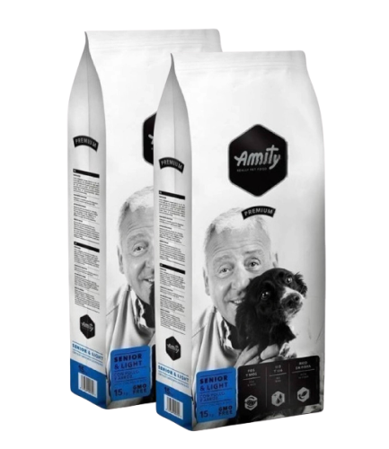 Amity Premium Dog Senior/Light - 2 x 15kg