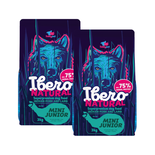 Ibero Natural Dog Mini Junior - 2x3kg