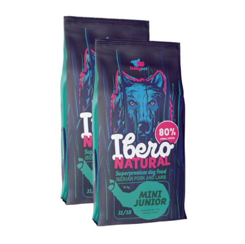 Ibero Natural Dog Mini Junior - 2x3kg