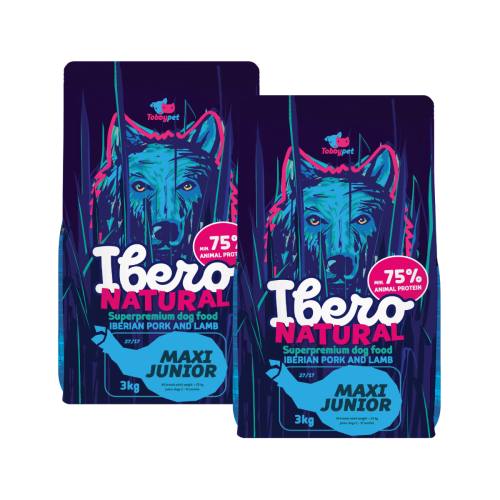 Ibero Natural Dog Maxi Junior - 2x3kg