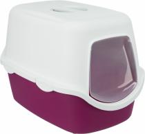 WC VICO kryté s dvierkami - fialové
