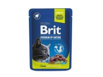 Brit Premium cat 100 g kapsa Steril s jahňacím mäsom v omáčke