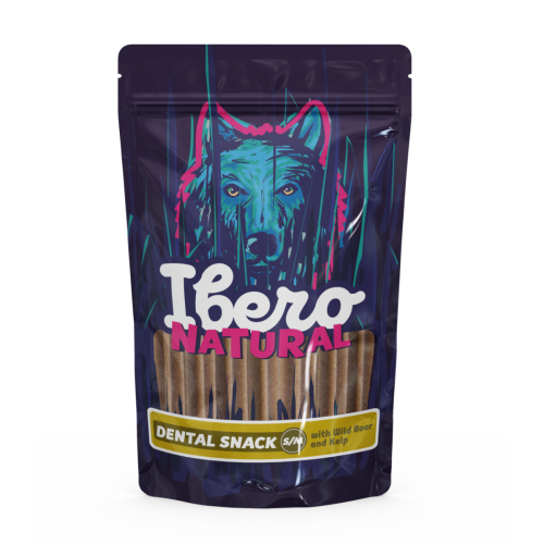 Ibero Dental Snacks Wild Boar & Kelp 480g - S / M (20ks)