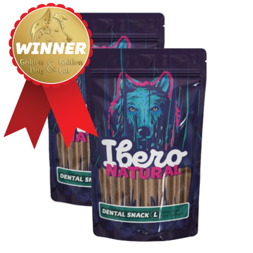 Ibero Natural Dental Snack Jahňacie/Kolagén - 2x L (10ks)