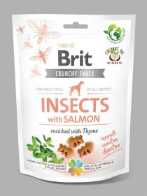 Brit Care Crunchy Cracker. Insects with Salmon enriched with Thyme