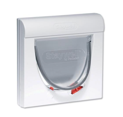 PetSafe Dvierka Staywell, Biela - S Magnetom
