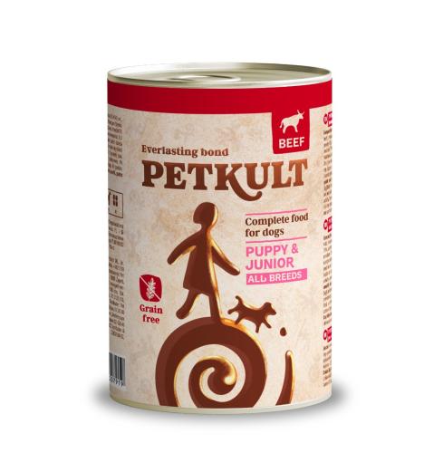Petkult Konz. Junior Hovädzie - 24x400g