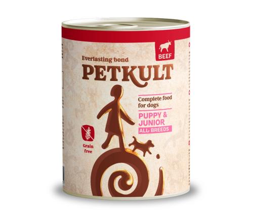 Petkult Konz. Junior  - hovädzie 800g - 12ks multipack