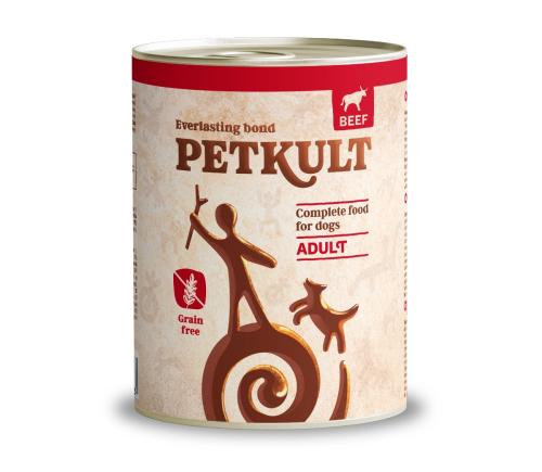 Petkult Konz. Adult Hovädzie - 12x800g