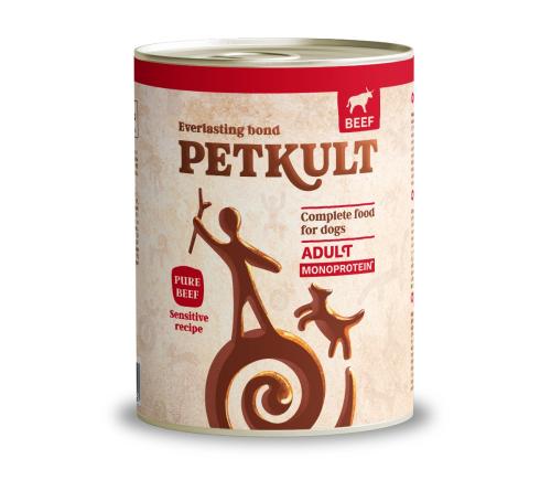 Petkult Konz. Sensitive Hovädzie - 12x800g