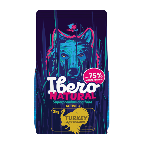 Ibero Natural Dog Active + - 3kg