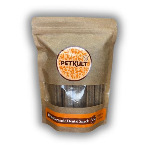 Petkult Dental Snack Hypoallergenic Turkey/Rice - 14ks/S/M