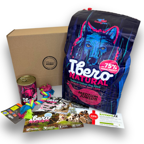 Ibero Štartovací balíček pre šteniatka - Medium junior
