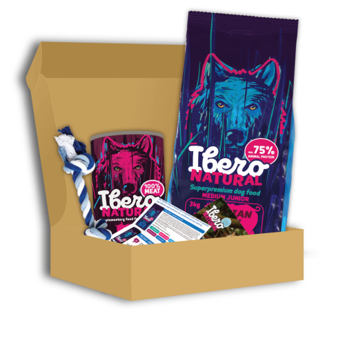 Ibero Štartovací balíček pre šteniatka - Medium junior