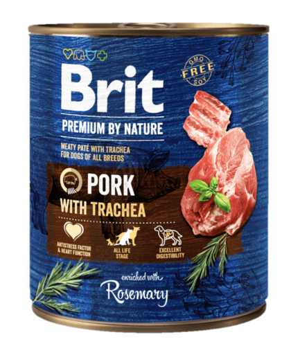Brit Premium by Nature Pork with Trachea - 800g