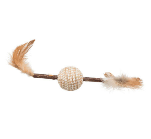 Trixie Hryzacia Tyčinka Matatabi a Gulička s Perím - 20 cm