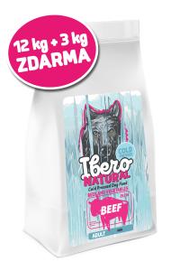Ibero COLD PRESSED dog  adult   SMALL  BEEF