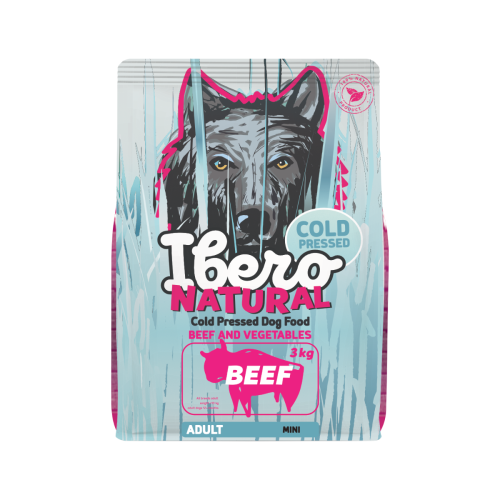 Ibero Cold Press Dog Mini Adult Beef - 3kg