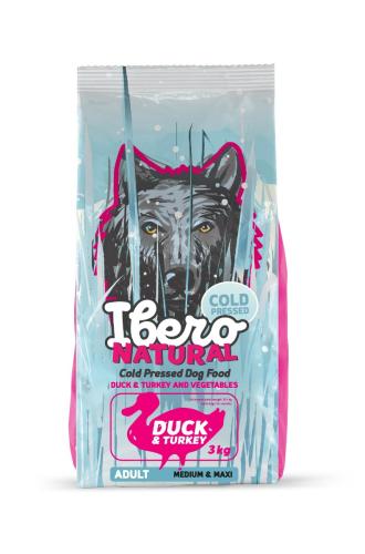 Ibero Cold Press Dog Adult Medium/Large Duck&Turkey - 3kg