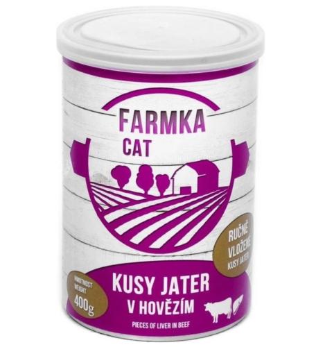 Sokol Falco Farmka Cat Pečeň - 400g
