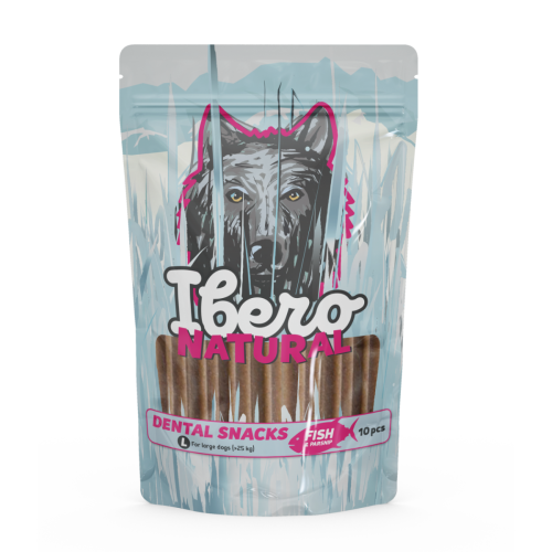 Ibero Dental Snacks Fish & Parsnip 460g - L (10ks)