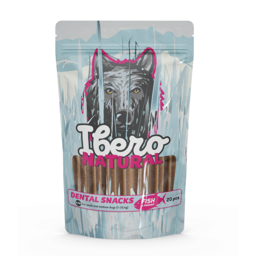 Ibero Dental Snacks Fish & Parsnip 480g - S/M (20ks)