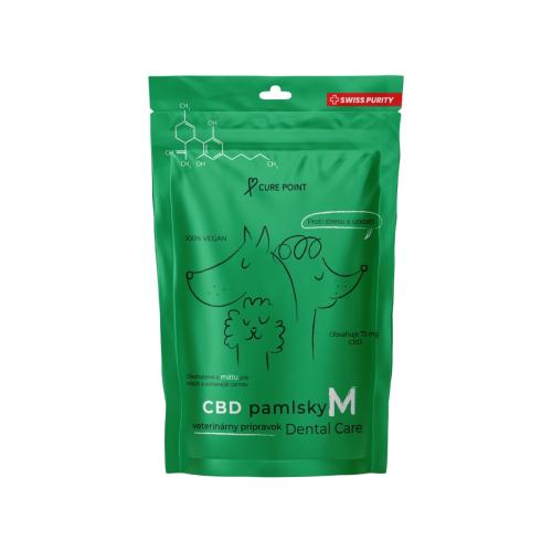 Cure Point CBD Maškrty Dental Care 100g - M (10 až 35kg)