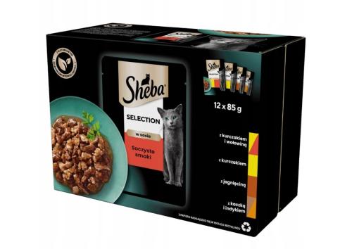 Sheba Sellection Šťavnatý výber v Šťave - 12x85g