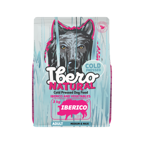 Ibero Cold Press Dog Medium & Maxi Adult Iberico - 3kg