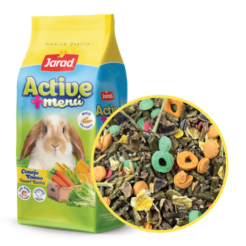 Jarad Active+ Zakrpatený Králik Vláknina - 2kg + 1kg GRATIS