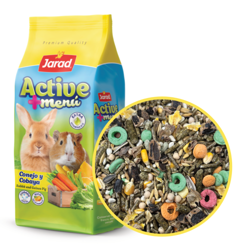 Jarad Active+ Králik & Morča - 3kg + 1kg GRATIS
