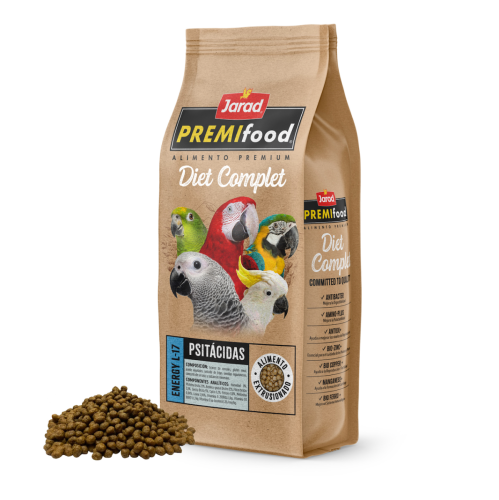 Jarad PREMIfood Papagáj Energy L17 - 700g