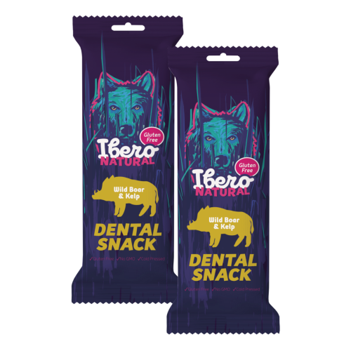 Ibero Dental Snacks Wild Boar & Kelp 70g - 2x S/M (3ks)