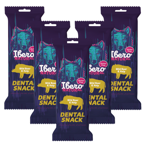Ibero Dental Snacks Wild Boar & Kelp 70g - 5x S/M (3ks)