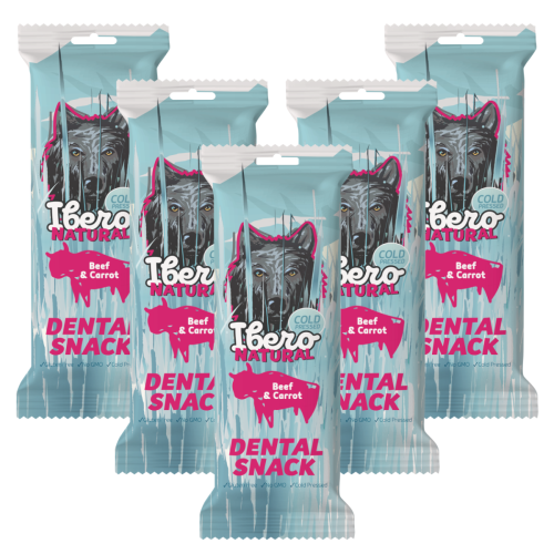 Ibero Dental Snacks Beef  Carrot 70g - 5x S/M (3ks)