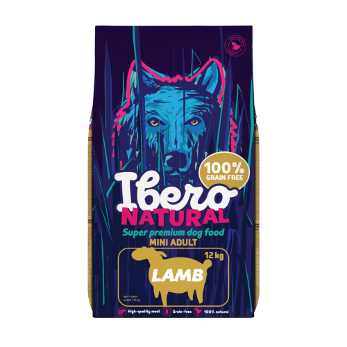 Ibero Grain-free Dog Mini Adult Lamb - 12kg