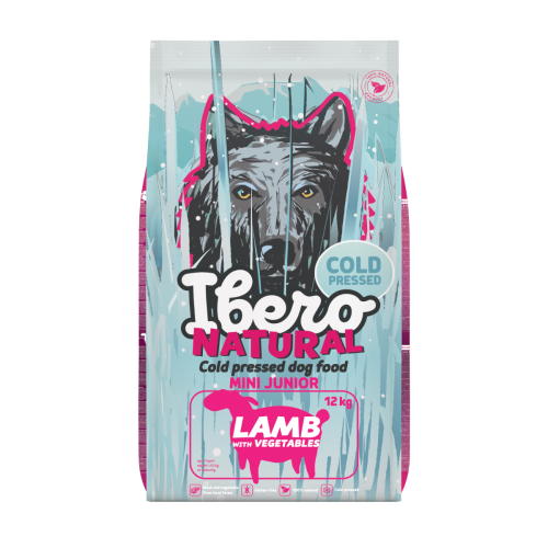 Ibero Cold Press Dog Mini Junior Lamb - 12kg