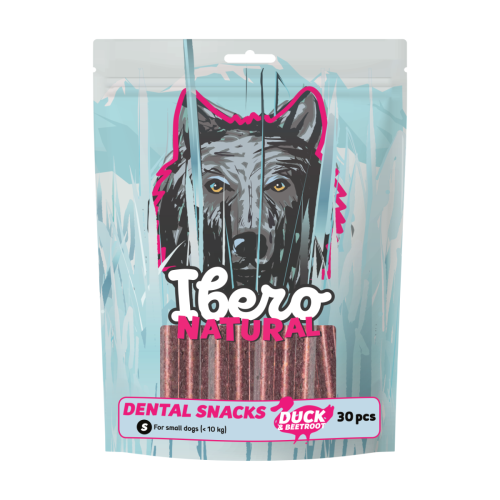 Ibero Dental Snacks Duck & Beetroot - S (30ks/200g)