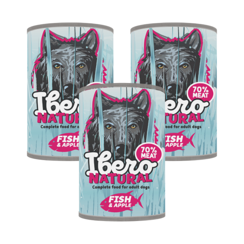 Ibero Complete Grain-free Fish & Apple - 3x400g