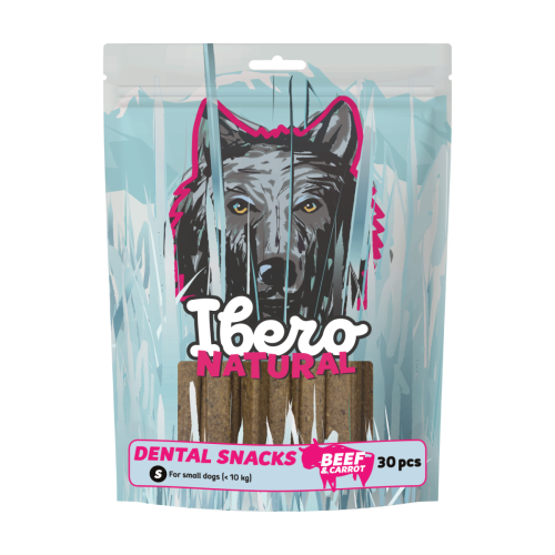 Ibero Dental Snacks Hovädzie/Mrkva 200g - S (30ks)