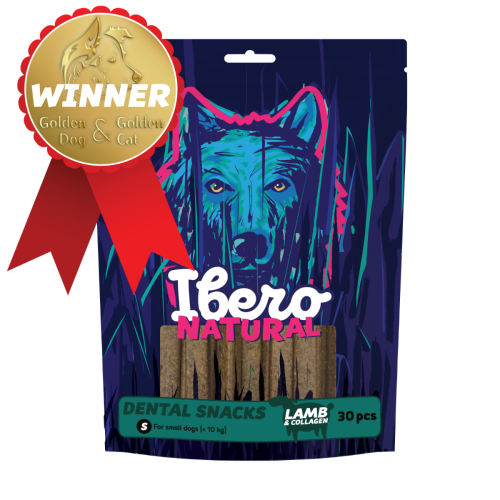 Ibero Natural Dental Snack Jahňacie/Kolagén - S (30ks)
