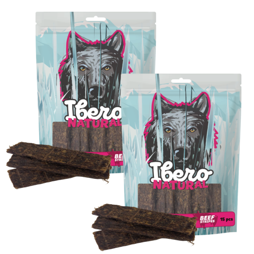 Ibero Cold Meat Snacks Beef Stripes - 15ks